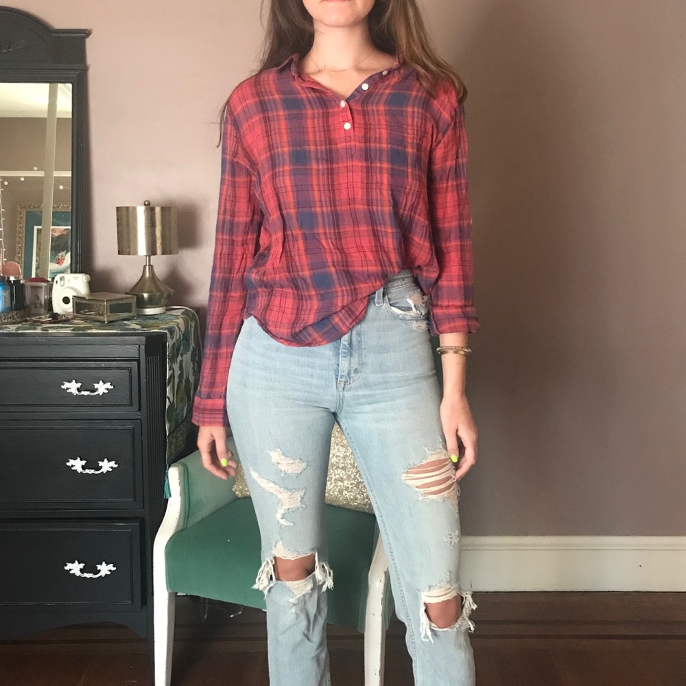 American Eagle Plaid Shirt